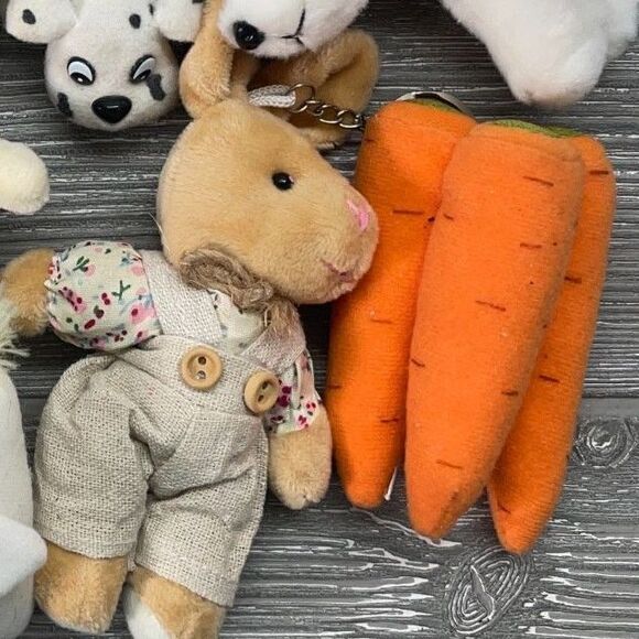 Mini Plush Lot of NINE! Russ Yoniko Wolf Husky, Elephant, Tiger, Animals + More - Picture 5 of 12